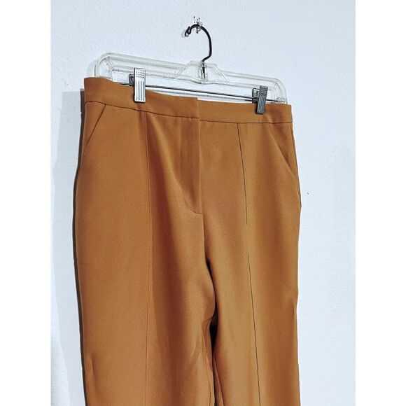 ASOS Design Caramel Structured Flare Dress Pants - Picture 2 of 5